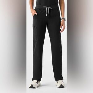 Everyday Drawstring Black Women's Scrub Pants